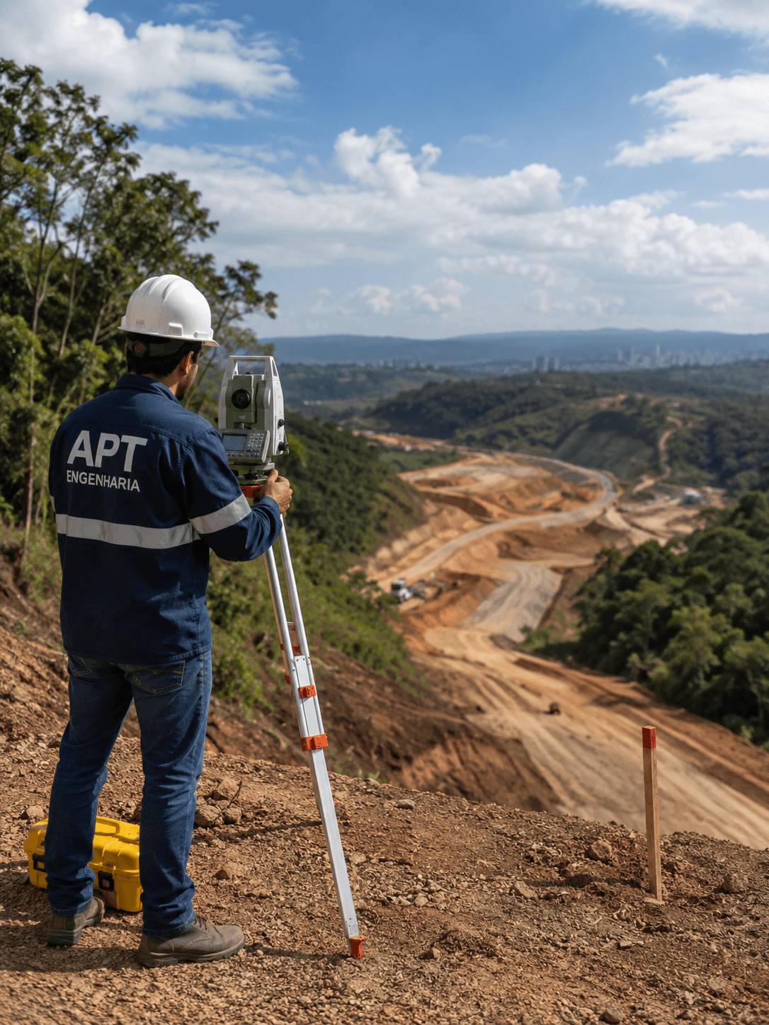Como funciona um levantamento topográfico para projetos de infraestrutura